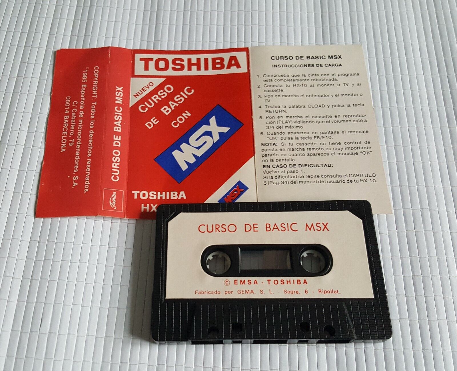 Curso de BASIC con MSX Toshiba HX-10